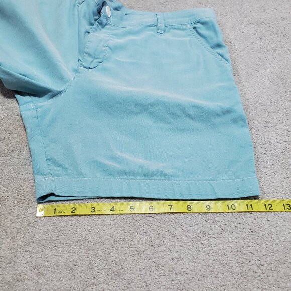 CHUBBIES The Khakinators 6.5” Original Khaki Shorts Stretch Twill Blue Men's 33 - Picture 12 of 13